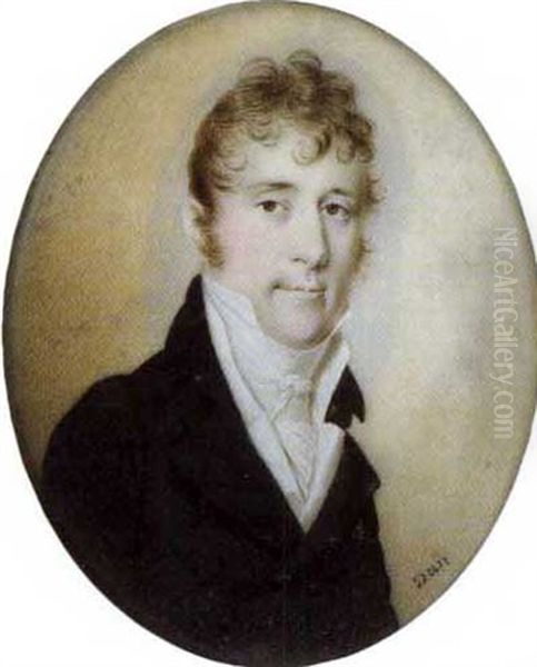 Bildnis Des Paul Hippolyt Graf Weissenwolf Oil Painting by Nicolas-Francois Dun