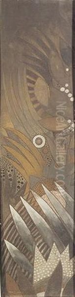 Arborescences Cubistes, Stylisees Oil Painting by Jean Dunand