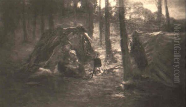 The Encampment Oil Painting by Harvey Dunn