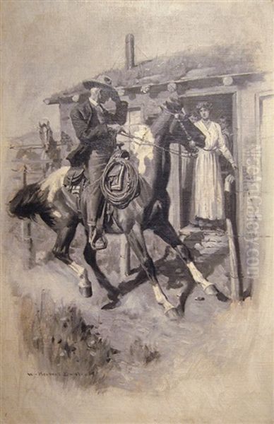 The Gentleman Oil Painting by William Herbert Dunton