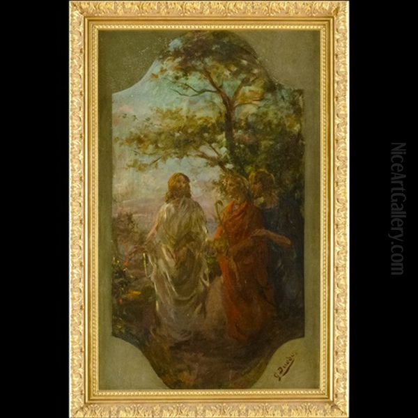 Scena Evangelica Oil Painting by Giuseppe Duodo