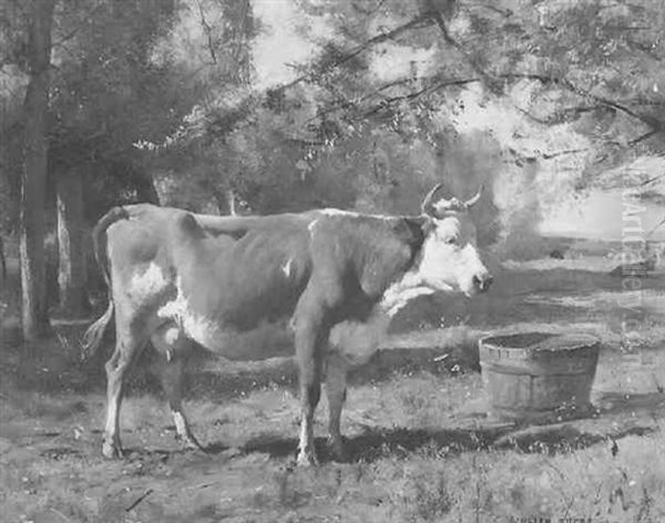 The Cow Pasture Oil Painting by Julien Dupre