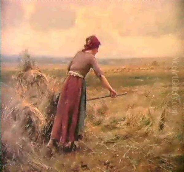 La Faucheuse Oil Painting by Julien Dupre