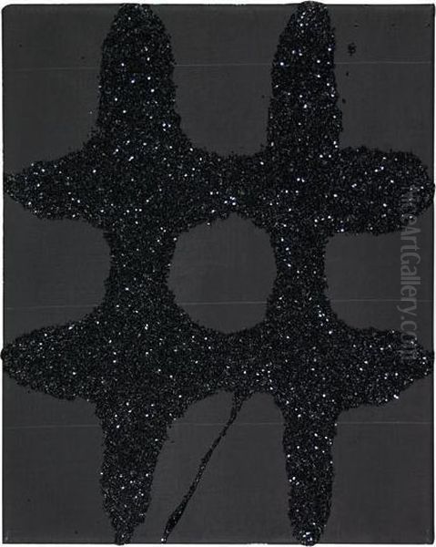 Black And Blue Precisely Oil Painting by John James Trumbull Arnold