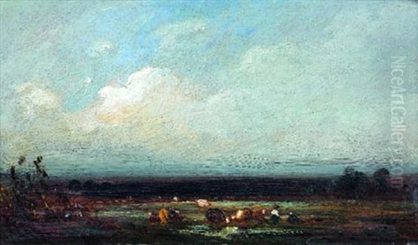 L'etang Oil Painting by Leon Victor Dupre