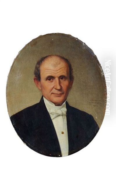 Portrait D'homme Oil Painting by Leopold Durangel