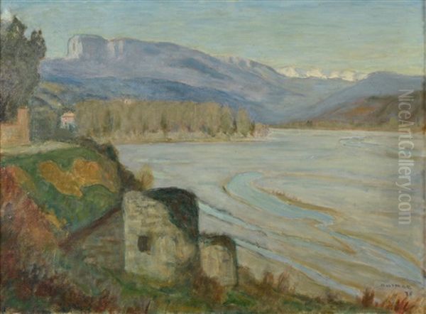 La Baou De Saint Jeannet Oil Painting by Eugene Antoine Durenne