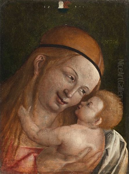The Virgin And Child Oil Painting by Albrecht Durer