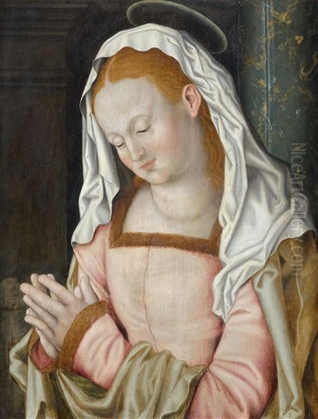 Madonna At Prayer Oil Painting by Albrecht Durer