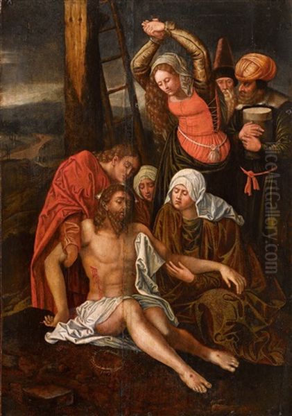 Die Grablegung Christi Oil Painting by Albrecht Durer