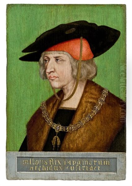 Philipp Der Schone - Philipp I. Von Habsburg (1478-1506) Oil Painting by Albrecht Durer