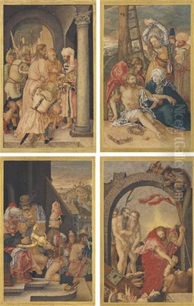 Scenes De La Passion Du Christ (12 Works) Oil Painting by Albrecht Durer