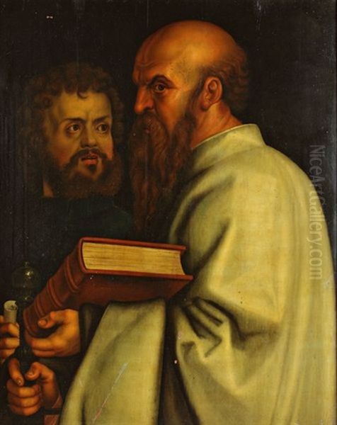 Les Apotres Marc Et Paul Oil Painting by Albrecht Durer