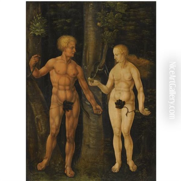 The Temptation Oil Painting by Albrecht Durer