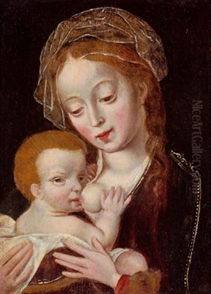 Maria Mit Dem Kind Oil Painting by Albrecht Durer