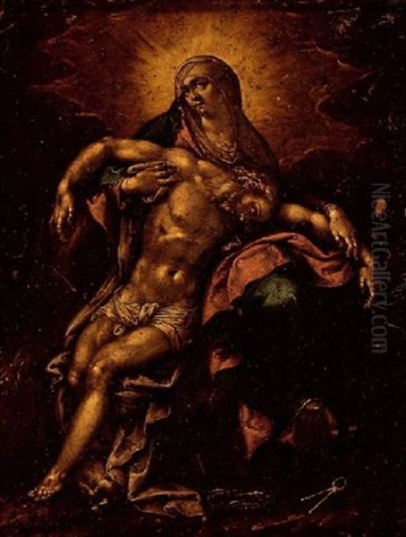 Pieta Oil Painting by Albrecht Durer