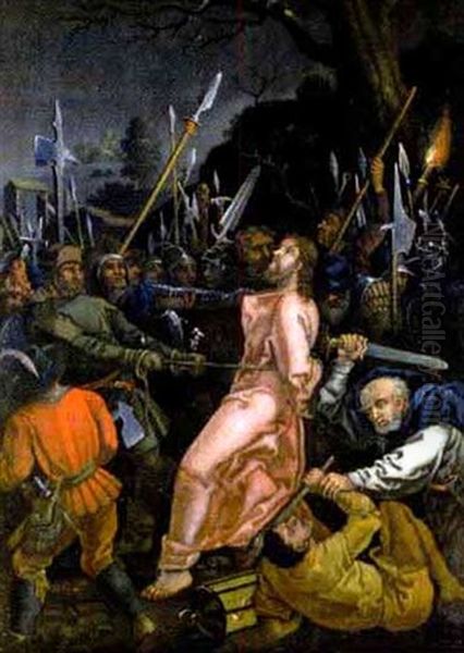 Die Gefangennahme Christi Oil Painting by Albrecht Durer
