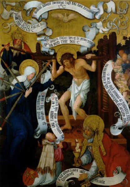 Christus In Der Kelter Oil Painting by Albrecht Durer