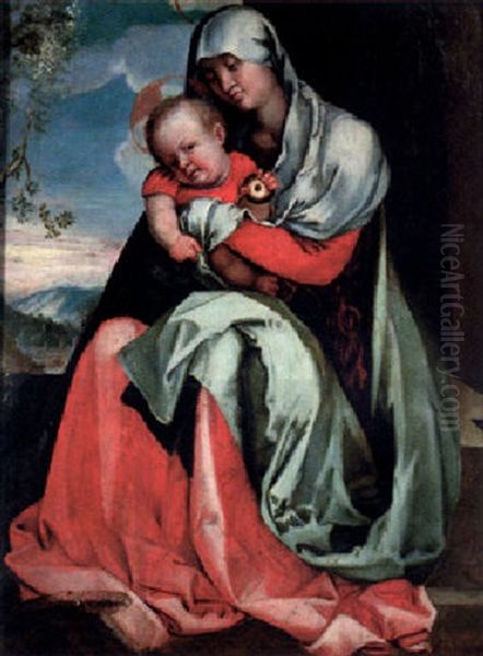 The Madonna And Child Oil Painting by Albrecht Durer