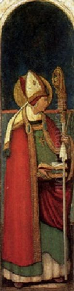 Heiliger Bischof Oil Painting by Albrecht Durer