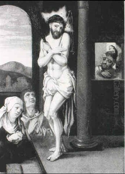 Christ As The Man Of Sorrows Oil Painting by Albrecht Durer