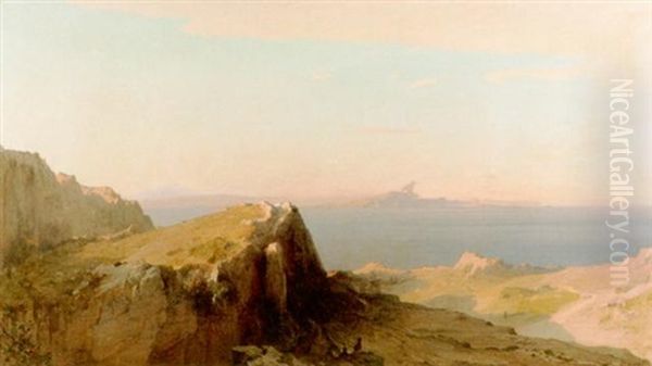 Ruhender Polypyhem Auf Sizilien Oil Painting by Etienne Duval