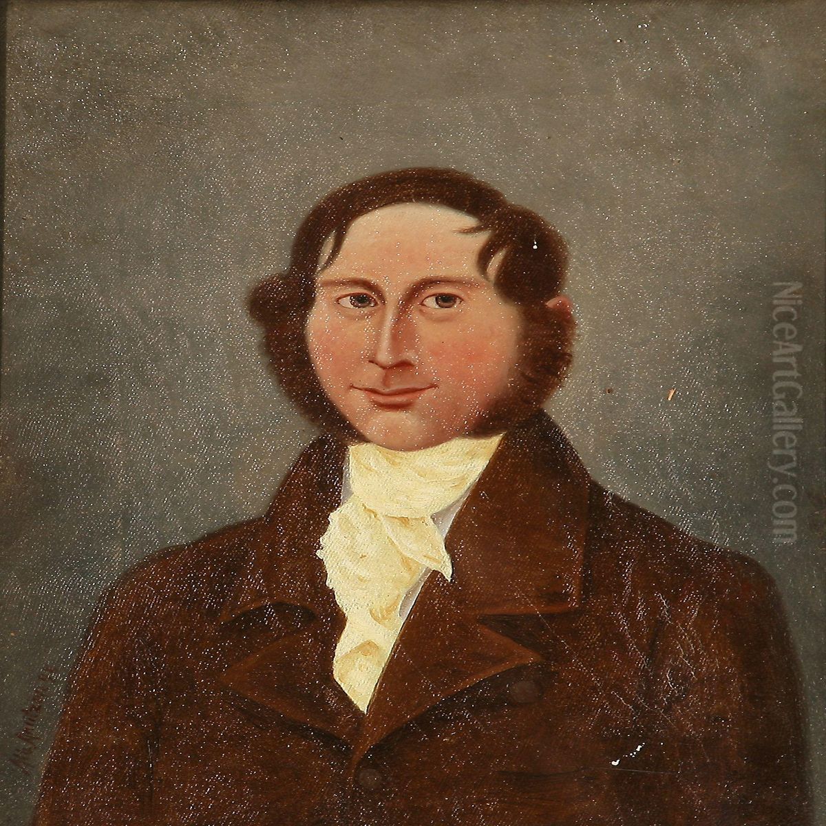 Portrait Of A Gentleman Oil Painting by Albert Arntzen