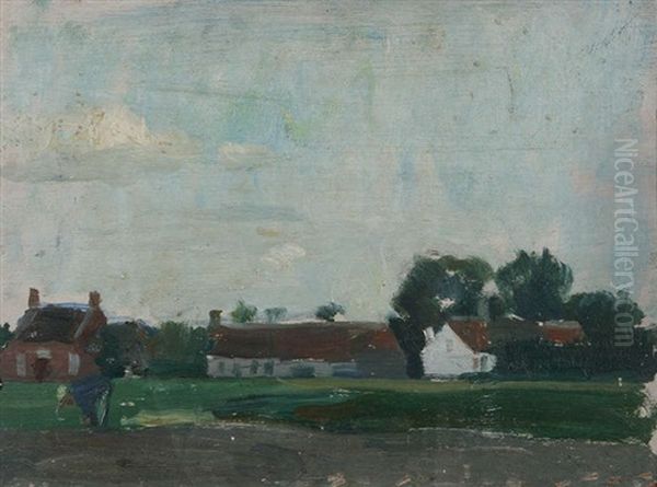 Paysage Oil Painting by Albert Van Dyck