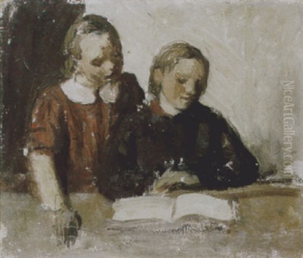 Lezeresjes Oil Painting by Albert Van Dyck