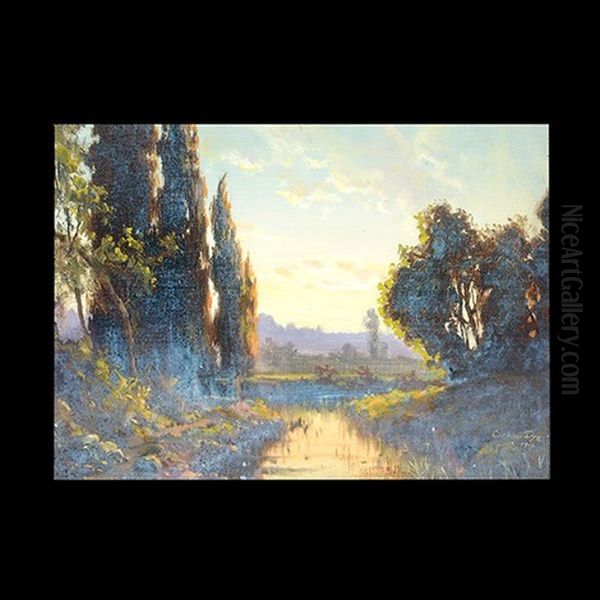 Twilight Oil Painting by Clarkson Dye