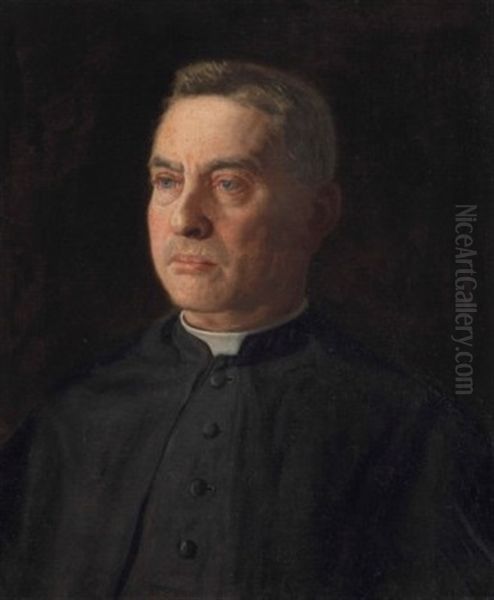 Dr. Patrick J. Garvey Oil Painting by Thomas Cowperthwait Eakins