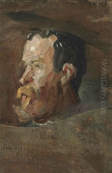 Portrait Of Captain Joseph Lapsley Wilson Oil Painting by Thomas Cowperthwait Eakins