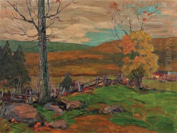 Wooden Pasture Oil Painting by Paul Barnard Earle