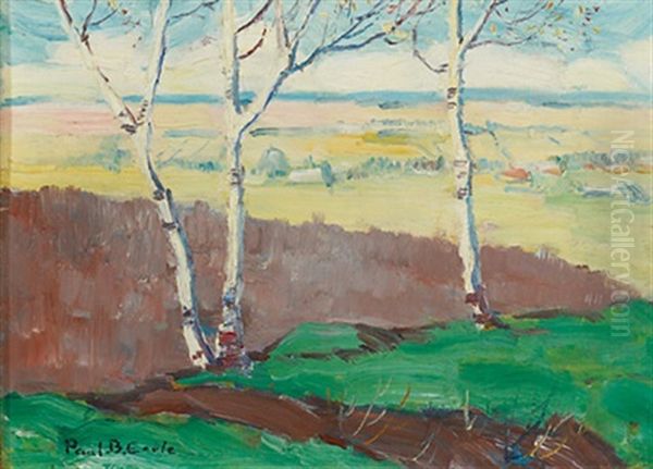Spring Landscape Oil Painting by Paul Barnard Earle