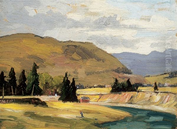 Baie St. Paul Oil Painting by Paul Barnard Earle