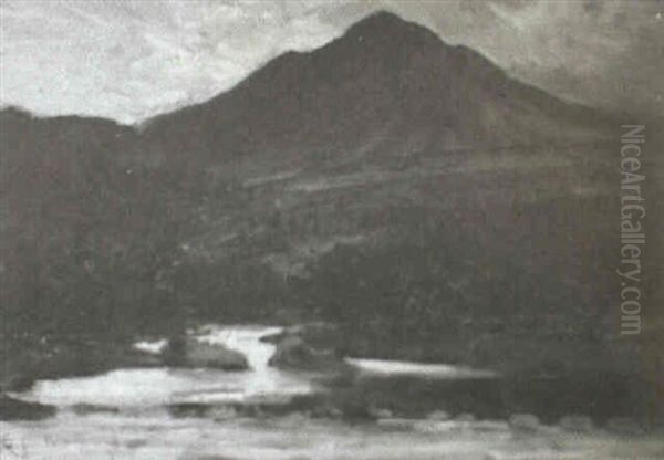 Capel Curig Oil Painting by Sir Alfred East