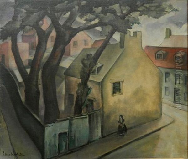 Shadow Of The Hill Oil Painting by William Joseph Eastman