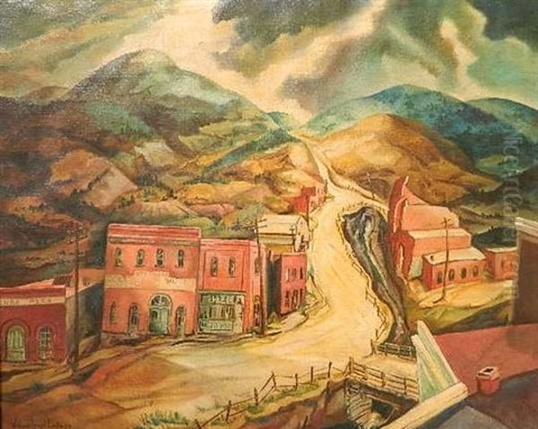 Ghost Town, Central City Oil Painting by William Joseph Eastman