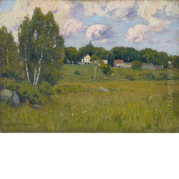 Colebrook Meadows Oil Painting by Charles Warren Eaton