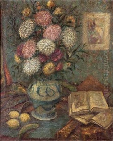 Florero Oil Painting by Juan de Echevarria y Zuricaldav