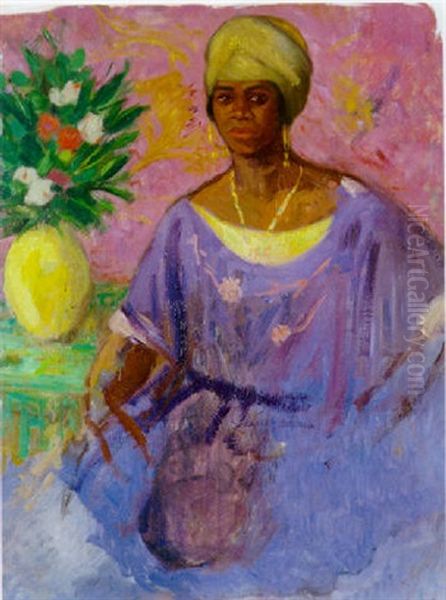 Mestiza Con Turbante Oil Painting by Juan de Echevarria y Zuricaldav