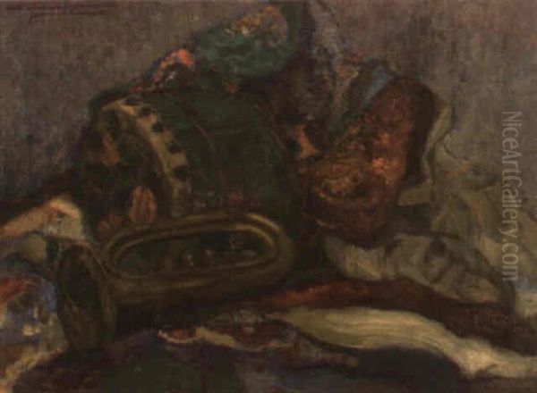 Bodegon Oil Painting by Juan de Echevarria y Zuricaldav