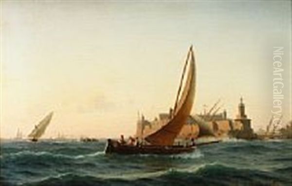 Fra Middelhavet Oil Painting by Christian Eckardt