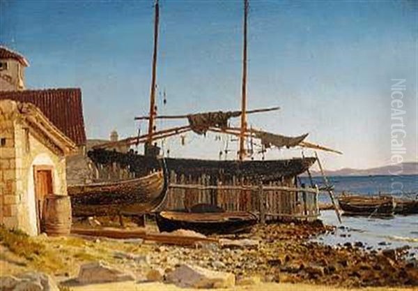 Fra Neapel Oil Painting by Christian Eckardt