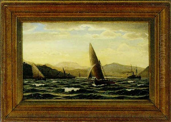 Parti Fra Bugten Ved Friest Oil Painting by Christian Eckardt