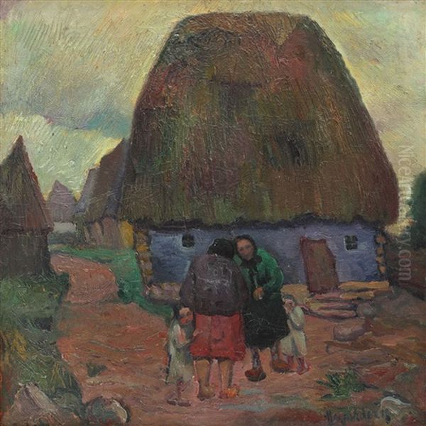 Viata La Tara Oil Painting by Hans Eder