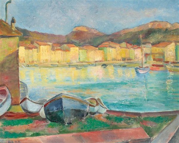 Landscape In Southern France Oil Painting by Hans Eder