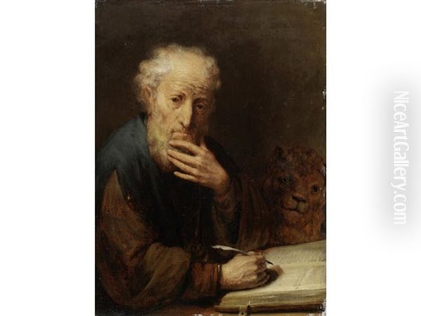 Saint Mark The Evangelist Oil Painting by Gerbrand Van Den Eeckhout