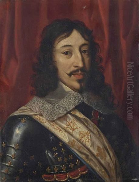 Portrait De Louis Xiii Oil Painting by Justus van Egmont