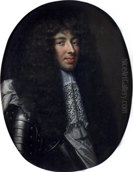 Portrait Du Grand Conde (?) Oil Painting by Justus van Egmont